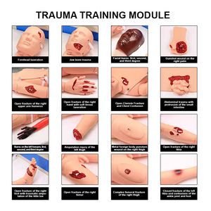 J90 Model perawatan Trauma anatomis PVC lanjutan Aksesori Trauma anak tidak mudah berubah bentuk pelatihan klinik rumah sakit sekolah medis - Product Image 4