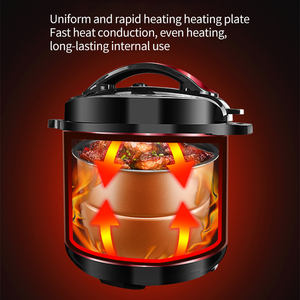 Cuisinière à pression électrique de haute qualité, pour usage commercial ou domestique, en acier inoxydable, capacité multi-usage de 6 L - Product Image 2