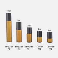 Flacon d'échantillon de parfum cylindrique givré gravé de 1 ml, 2 ml, 3 ml, 5 ml, 10 ml, flacon à bille en verre personnalisé avec logo pour test de parfum