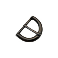 Tali Selempang Tas Pinggang Semi-Sirkular 30mm dengan Gesper Pin, Aksesoris Serbaguna dari Paduan Seng untuk Tas dan Tas Tangan