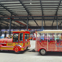 Kereta Wisata Tanpa Rel Komersial untuk Tempat Wisata, Pertanian, dan Luar Ruangan, Kereta Listrik untuk Dijual, Transportasi Khusus