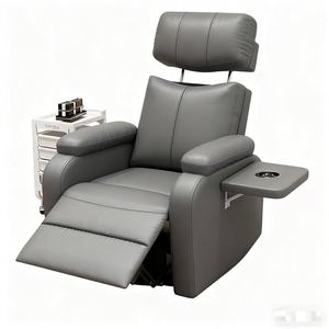 Best-selling Economical Manual Single Recliner <b>Chair</b> <b>Black</b> Casual Recliner <b>Chair</b> Suitable for Nail Salons - Product Image 2