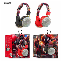 Headphone Gaming Nirkabel KA-906 Superman LED Light up
