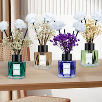 Diffuseur à bâtonnets 2023 très prisé, parfum personnalisé, décoration d'intérieur, huile parfumée de luxe, pot en verre, arôme de luxe