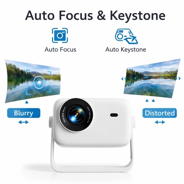 2026 New C35A Projector 4K Video Game House Home Theater with Stand Projector 4K Daytime Black Professional Projector for Movie