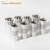 Condensateur à film mince métallisé à l'huile Kesheng CBB65 5uF-100UF et 10+5uF-90+5UF 250-450VAC pour moteur AC de climatiseur
