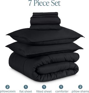 Ensemble de couette <span class=keywords><strong>7</strong></span> pièces personnalisé en microfibre ultra douce, alternative au duvet d'oie, toutes saisons, pour chambre à coucher, maison, OEM, ODM - Product Image 5