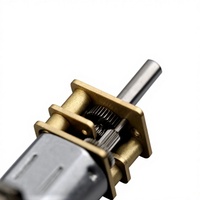 Moteur à engrenages à aimant permanent brossé 12F-N20 6V 12 mm entièrement métallique 15-3000 tr/min pour instrument cosmétique