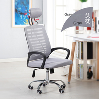 Chaise de bureau pivotante à dossier haut avec appui-tête confortable, chaise de conférence pour personnel de bureau à domicile, chaise d'étudiant pour dortoir