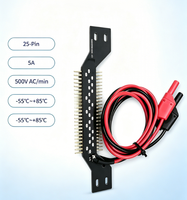 CY-TPP136025090-1 Conector de Prueba Multipin de 25 Pines, 5A 500V, de Fibra de Vidrio y Aleación de Cobre para Pruebas de PCB
