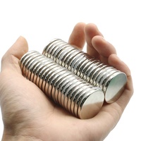 Aimant en néodyme rond super puissant de qualité professionnelle, Iman Neodimio Disc N35 N52 10x2 10x3 12x2 12x3 15x2 16x3 mm
