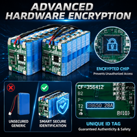 Paket Baterai Terenkripsi Khusus untuk Produk Elektronik Konsumen Tegangan/Kapasitas yang Dapat Disesuaikan SMBus/I2C/CAN CE/RoHS/UN38.3