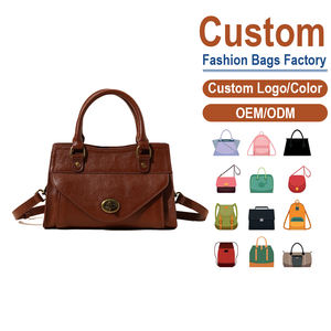 Vintage Genuine Leather Bag Retro <b>Lock</b> Handbag Trendy Bestseller Women's Crossbody Bag ODM Processing - Product Image 1