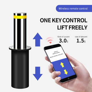 Tự động có thể thu vào thủy lực bollards bài bãi đậu xe bollard thép không gỉ đường lái xe dân cư bollards tự động - Product Image 6