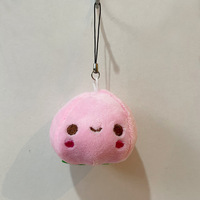 Pêche fruit en peluche jouet petite poupée porte-clés sac à dos pendentif pomme poupée saisir machine poupée bijoux source