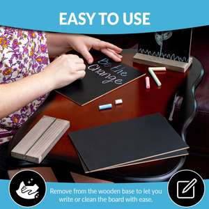 Chaude Mini Décoration Table double face simple mignon affichage bureau En Bois <span class=keywords><strong>Craie</strong></span> <span class=keywords><strong>tableau</strong></span> <span class=keywords><strong>Peinture</strong></span> - Product Image 5