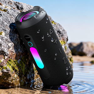 Altoparlante Bluetooth Impermeabile da 10W con Luce RGB e Accoppiamento Rapido TWS per Casa, Spiaggia, Moto e Uso Quotidiano - Product Image 4