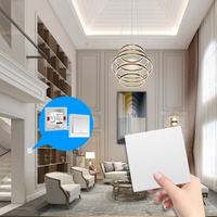 SIXWGH RF433 Module de commutateur de relais sans fil 16A 100-240V AC télécommande auto-génératrice pour lumière/ventilateur/interrupteurs muraux domestiques