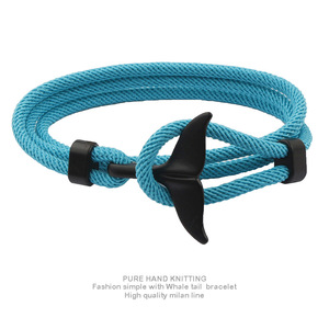 Milan Line Oceaanserie Ankerstijl Armband Walvisstaart Rood Koord Voor Valentijnsdag Liefhebbers Dit Jaar Huwelijkscadeau Feest - Product Image 2