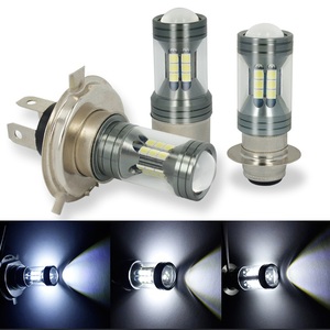 P15D LED <span class=keywords><strong>Moto</strong></span> Phare H4 H6 BA20D LED <span class=keywords><strong>Moto</strong></span> Phares Ampoules Lentille Blanc Lampe Antibrouillard Lampe Auto DC 12V - Product Image 3