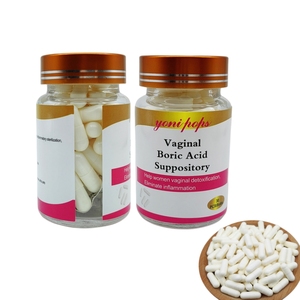 China hierbas al por mayor 100% ácido bórico médico Vagina cápsulas desintoxicación supositorio pastillas de ajuste Vaginal - Product Image 1