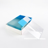 Single Frosted Cover Glass Microscope Slide Excellent for OEM Customizable Laboratory Research Lab Supplies