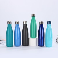 Bouteille d'eau isotherme en acier inoxydable écologique en forme de cola, 500 ml/750 ml, anti-fuite, maintien thermique 12-24h – Offre Spéciale