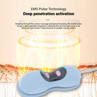 Appareil de traction cervicale rechargeable pour le soin des trapèzes, avec lumière rouge chauffante et masseur à impulsions