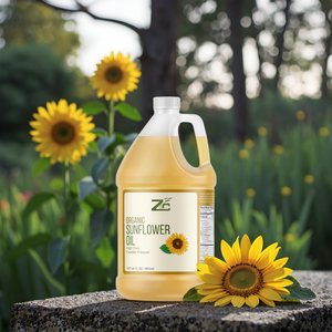 Оптовая продажа, 100% натуральное органическое масло-переносчик семян подсолнечника, эфирное масло высокого качества для приготовления увлажняющего холодного отжима - Product Image 3