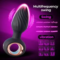 Lampe anale télécommandée, dilatateur anal, lumière clignotante, plug anal en métal coloré, plug LED, jouets sexuels anaux pour femmes