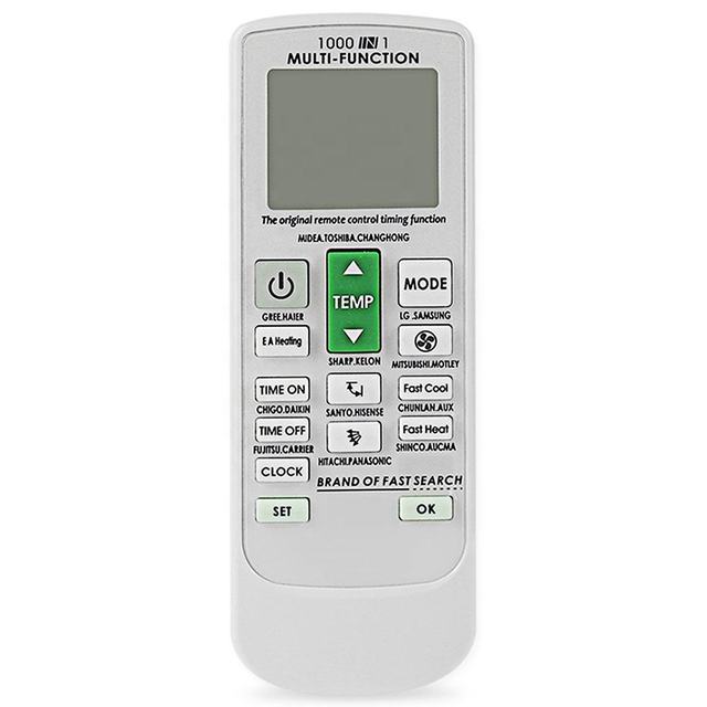 Universal Air Conditioner Remote Controller Rolling Code Fixed Code for Chigo/Gree AC