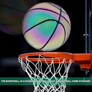 Ballon de <span class=keywords><strong>basket</strong></span> en PU à vente chaude, ballon réfléchissant, ballon de <span class=keywords><strong>basket</strong></span> lumineux taille 7, ballon d'extérieur et d'intérieur, ballon de <span class=keywords><strong>basket</strong></span> lumineux, <span class=keywords><strong>cadeau</strong></span> - Product Image 3