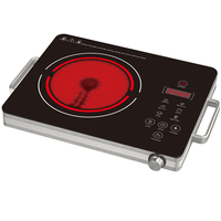 Cuisinière à induction électrique ultra-mince certifiée CE CB GT-212 avec poignée pour usage hôtelier, multifonction, 2000-2999W