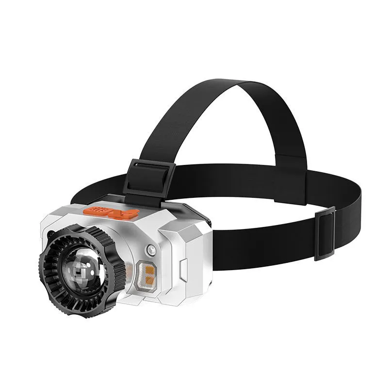 Headlight Ultra-bright Rechargeable Head Lamp Bright Field Range Long-sensing Outdoor Search Small Portable Headlight