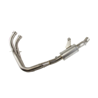 Pour YAMAHA YZF-R7 2021-2024 moto échappement ensemble complet système modifier sans lacet en-tête tuyau connecter queue silencieux Tube carbone couverture