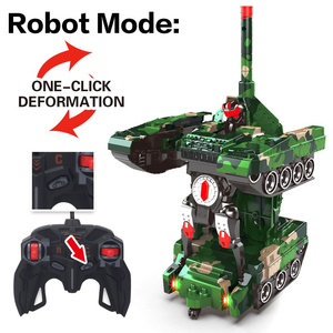BGL gran oferta niños transformando <span class=keywords><strong>Robot</strong></span> juguetes Control remoto tanque militar Juguetes Coche de deformación eléctrica - Product Image 2