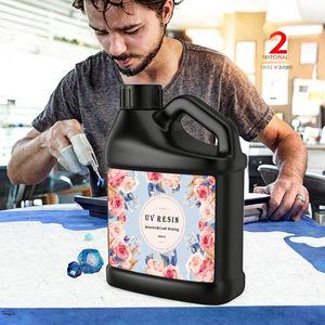 Kit de résine acrylique UV durcissable transparente 1000g pour la fabrication de bijoux et d'objets d'art DIY - Vente en gros usine - Product Image 3