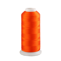 Fil à broder teint 100% polyester haute ténacité 120D/2, fourni directement par l'usine