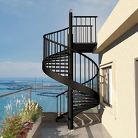 Ss Escalier Rotatif Marches Escalier Cercle Escalier Enroulement Escaliers Gain De Place Escaliers Escaliers Extérieurs Escaliers Préfabriqués