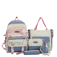 2025 Fábrica al por mayor Lona de gran capacidad Linda mochila escolar para estudiantes Primaria para niños adolescentes