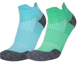 Athletic Low Cut Cushioned Black Short Cotton Sports <b>Socks</b> – White Mens Ankle Women's <b>Running</b> <b>Socks</b> for Gym Training - Product Image 1