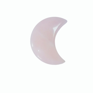 Pink Star moon Shaped Rose Quartz Guasha Board Facial Massage Stone Set Smooth Shape For Face Care - Product Image 5