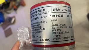 <span class=keywords><strong>ENCODER</strong></span> rotativo originale ZE65S <span class=keywords><strong>Encoder</strong></span> sensore ZE 65S 170-50026/170-50027 per KBA 105/106 per KBA L0847067WT per KBA L0847626 - Product Image 3