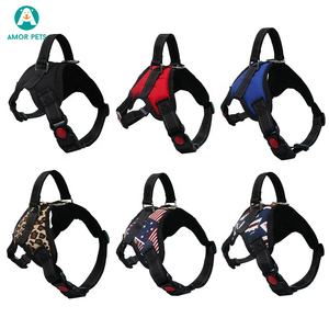 Imbracatura per cani in tweed di lusso no pull pettorina per animali domestici imbracatura per cani con logo personalizzato con manico - Product Image 1