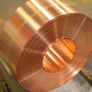 Bobina de Cobre ASTM T2 C10100 C10200 C11000 0.02-2.0mm - Product Image 1