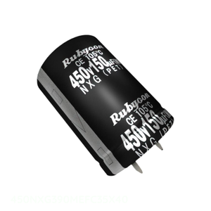 ตัวเก็บประจุแบบ Through Hole ยี่ห้อ Manufacturer Channel รุ่น 390 uF 450NXG390MEFC35X40 ชนิด CAP ALUM ความจุ 390UF 20% 450V แบบ Snap TH - Product Image 1