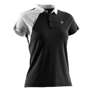 Polo de golf pour femmes, séchage rapide et respirant, élégant, bicolore, manches courtes, pour les sports de plein air et les tenues décontractées - Product Image 5