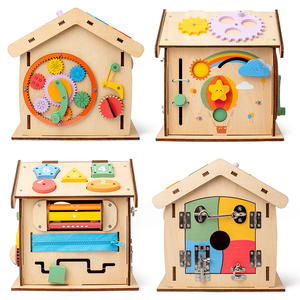 Juguetes educativos para niños Casa de muñecas Princesa Chica <span class=keywords><strong>Castillo</strong></span> Villa Ocupada Casa pequeña Regalo de cumpleaños para niños - Product Image 5