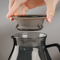 Tasse à café en verre Borosilicate, produit populaire Pour salon, thé, fabrication de café fait à la main, verre Borosilicate