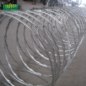 Fabricante BTO-22 <span class=keywords><strong>Concertina</strong></span> Anti-oxidación afeitar galvanizado de <span class=keywords><strong>alambre</strong></span> de púa. - Product Image 4